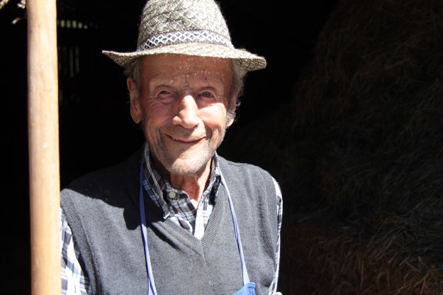 Bauer aus dem Villnösstal Dolomiten