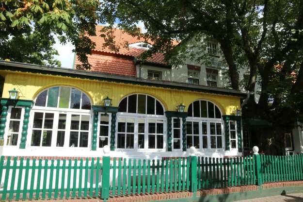 die meisten Häuser stehen unter Denkmalschutz