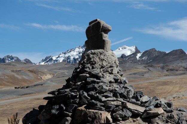 pasando la cumbre iendo a Yungas por carretera
